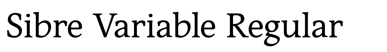 Sibre Variable Regular